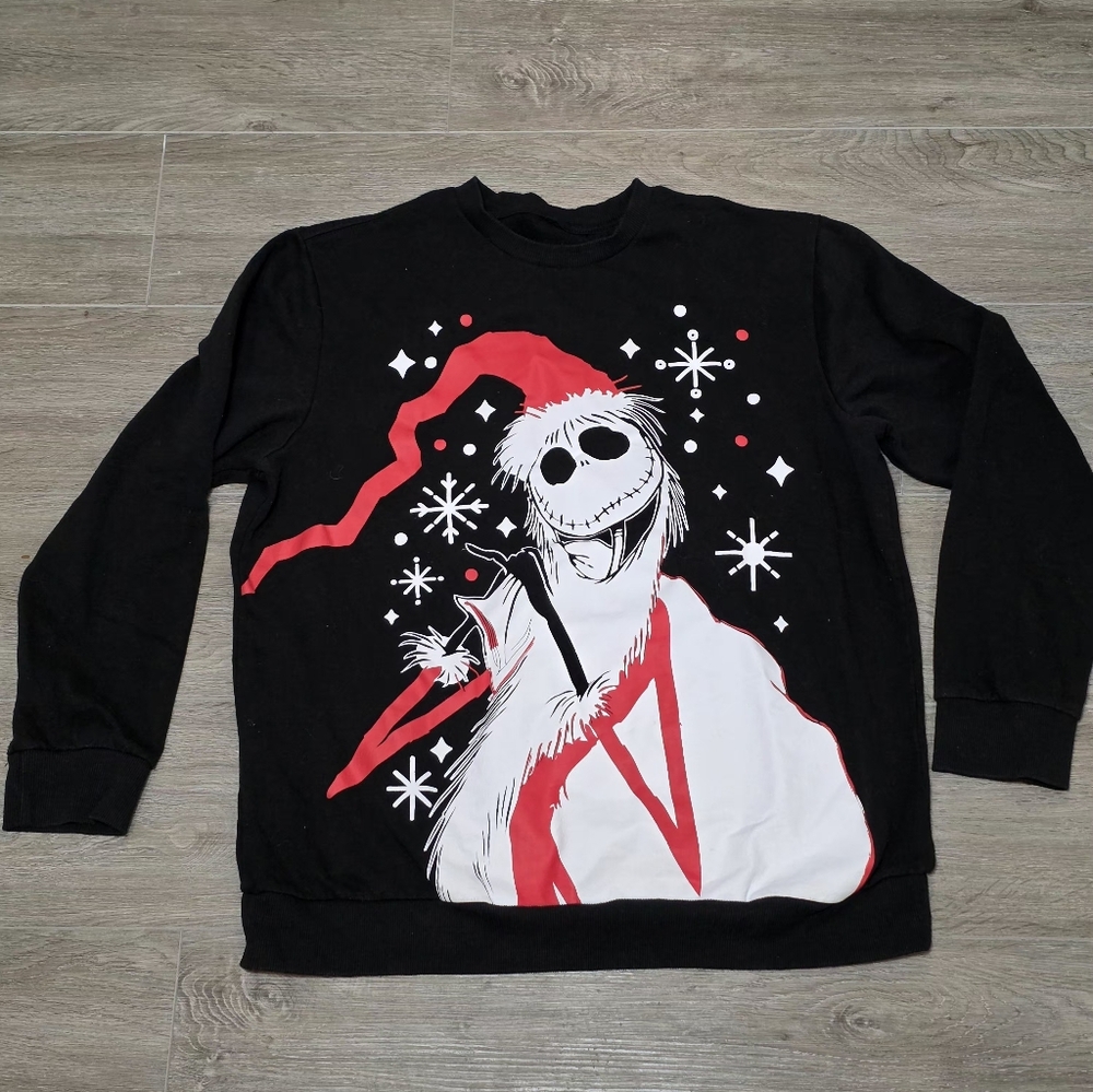 Nightmare Before Christmas Sweatshirt Adults Size M Jack Skellington